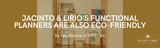 Jacinto & Lirio’s Functional Planners Are Also Eco-Friendly