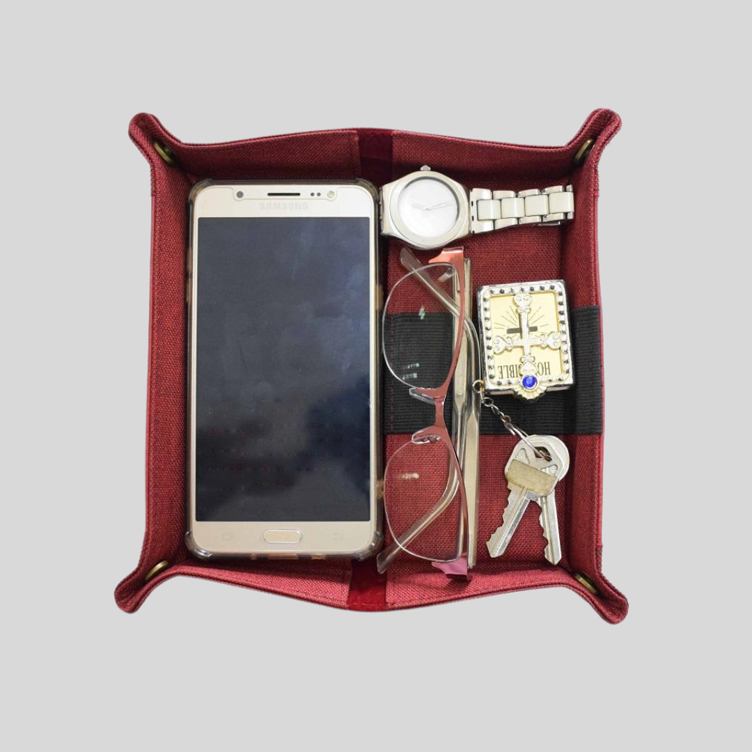 Desk Essentials Bundle: Deskmat + Catchall Tray + Desk Cork Board Clipboard Planner