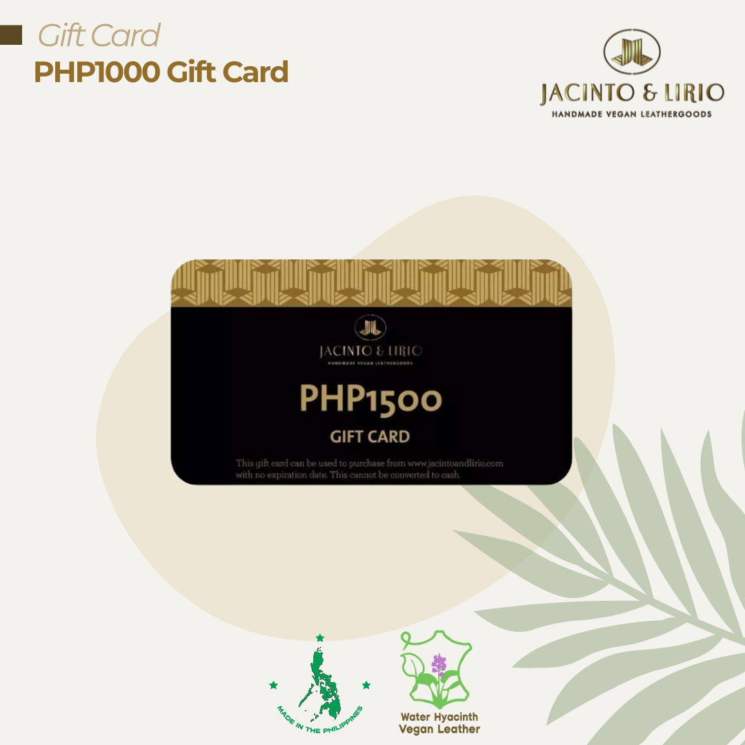 Php 1500 Jacinto & Lirio Gift Card