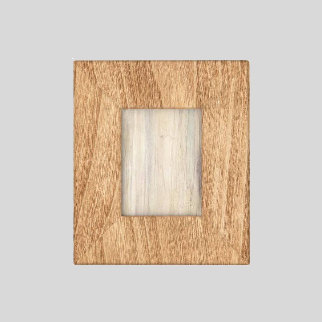 Litrato Personalized Water Hyacinth Canvas Wall Art Decor with Wooden Picture Frame (Medium) - Jacinto & Lirio