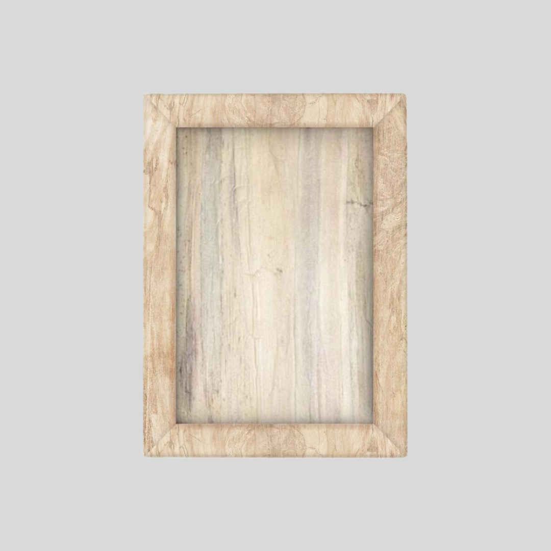 Litrato Personalized Water Hyacinth Canvas Wall Art Decor with Wooden Picture Frame (Large) - Jacinto & Lirio