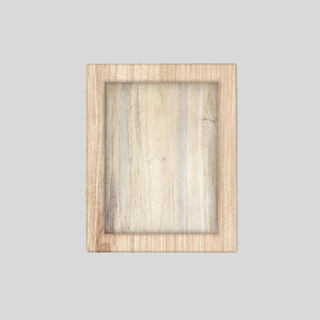 Litrato Personalized Water Hyacinth Canvas Wall Art Decor with Wooden Picture Frame (Large) - Jacinto & Lirio