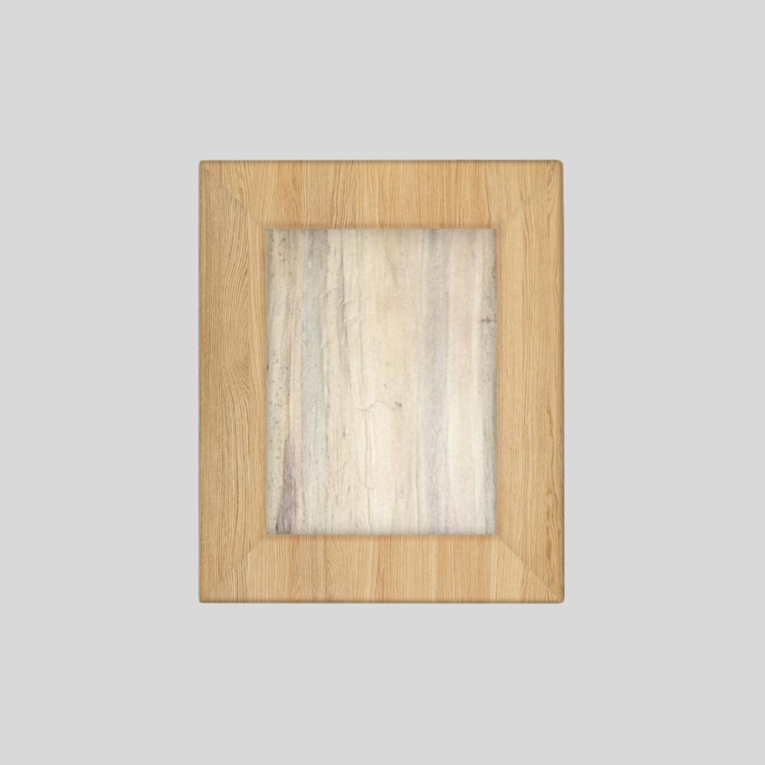 Litrato Personalized Water Hyacinth Canvas Wall Art Decor with Wooden Picture Frame (Large) - Jacinto & Lirio