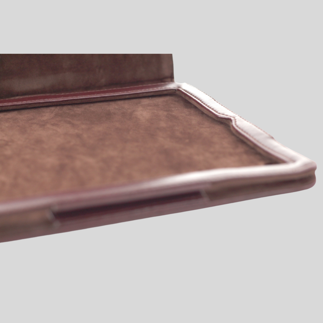 Vegan Leather Heat Reflective iPad Case Horizontal and Vertical Orientation - Jacinto & Lirio