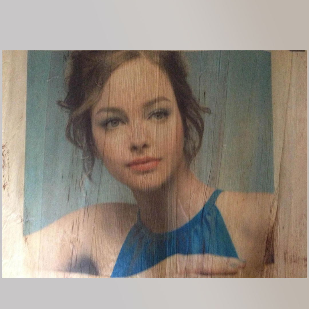 Graphics Print on Water Hyacinth Vegan Leather - Jacinto & Lirio