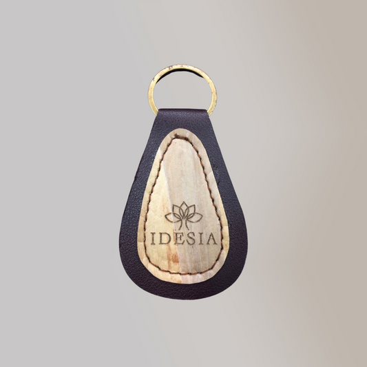 Vegan Leather Idesia Keyfob Keychain - Jacinto & Lirio