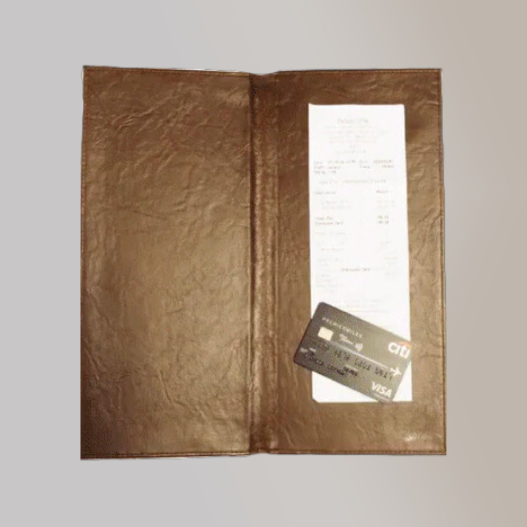 Vegan Leather Restaurant Bill Holder - Jacinto & Lirio