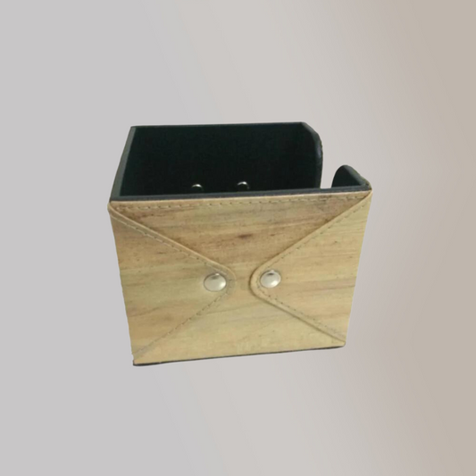 Vegan Leather Desk Scratch Pad Holder - Jacinto & Lirio