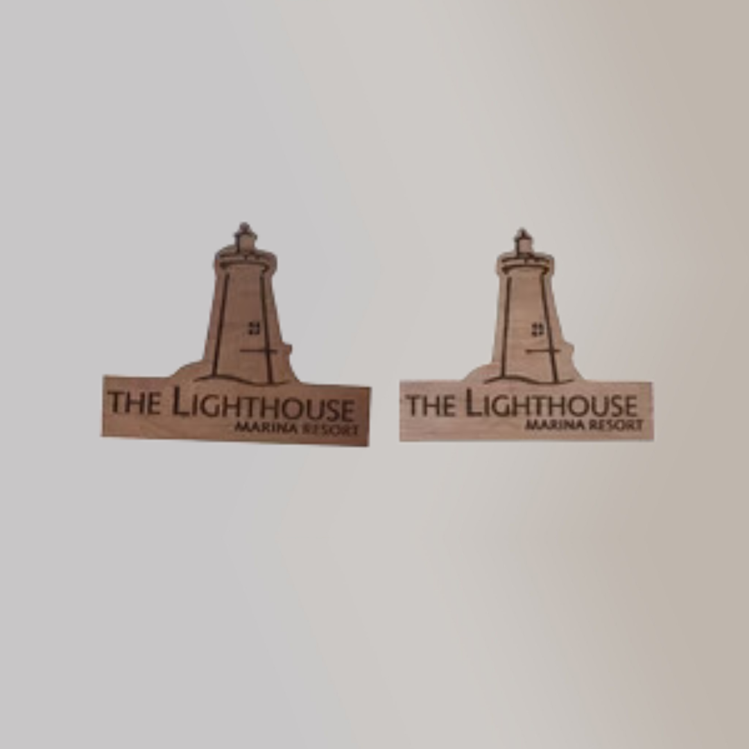 Logo Engraving on Wood - Jacinto & Lirio