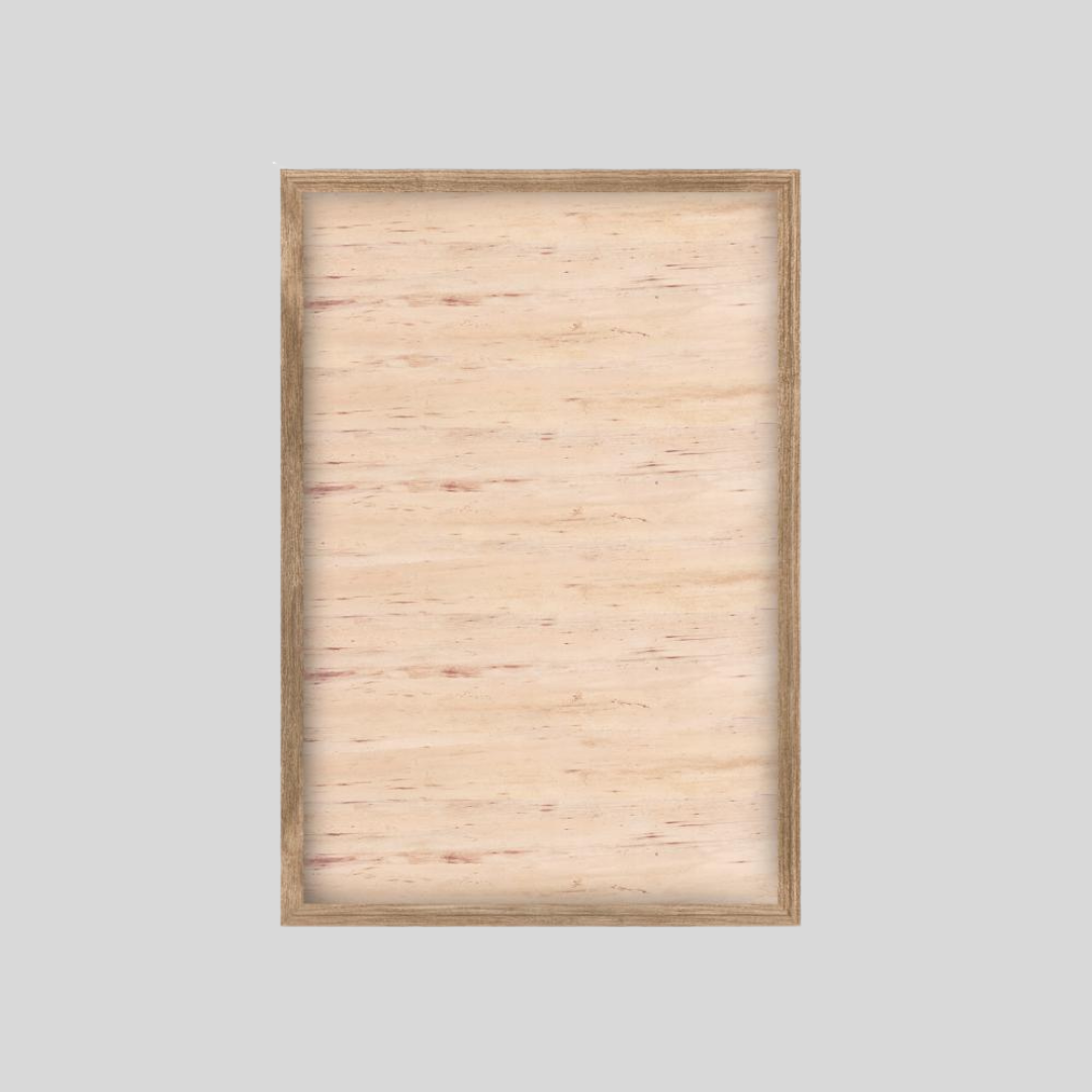 Litrato Personalized Water Hyacinth Canvas Wall Art Decor with Wooden Picture Frame (Extra Large) - Jacinto & Lirio