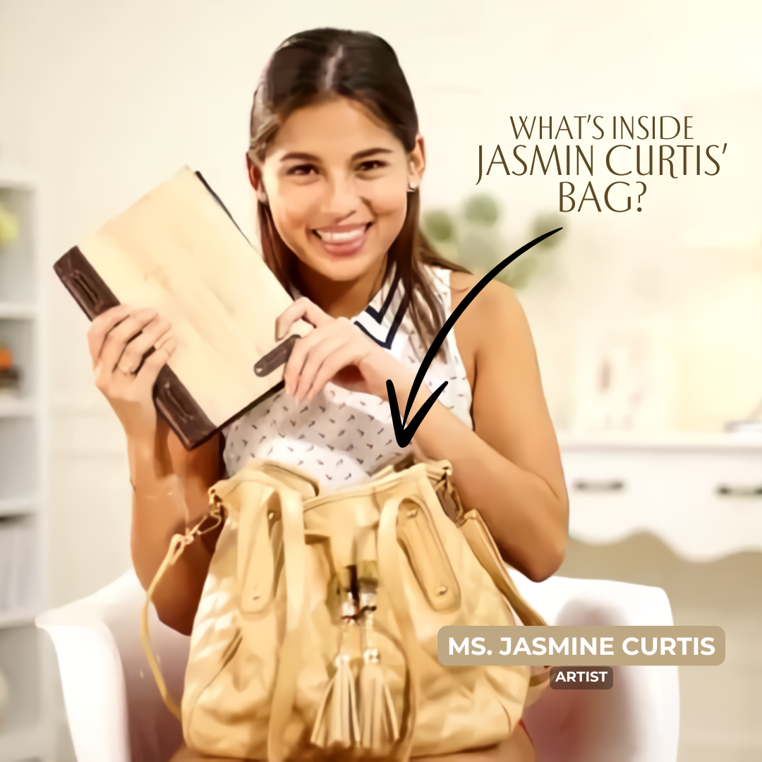 Jasmin Curtis holding a vegan leather journal from Jacinto & Lirio