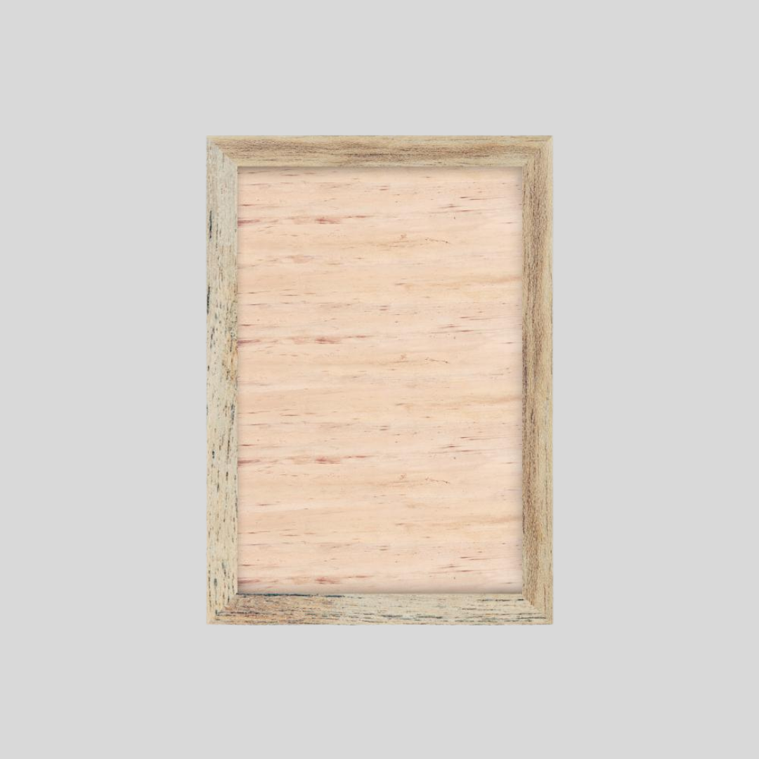 Litrato Personalized Water Hyacinth Canvas Wall Art Decor with Wooden Picture Frame (Extra Large) - Jacinto & Lirio