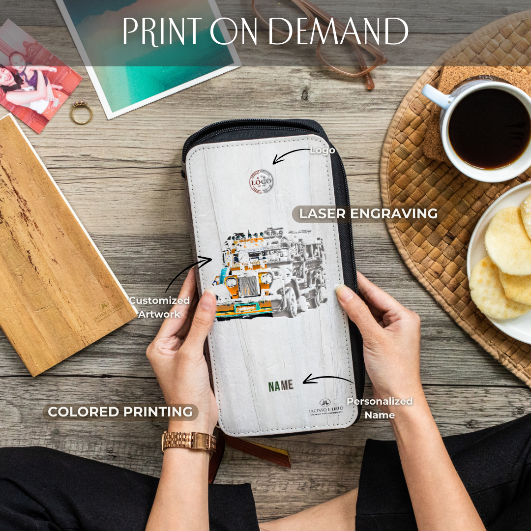 Refillable Vegan Leather Fiesta Traveler's Notebook Planner with Zipper - Standard Size (White as Snow), Traveler's Notebook, Jacinto & Lirio, Jacinto & Lirio. - Jacinto & Lirio