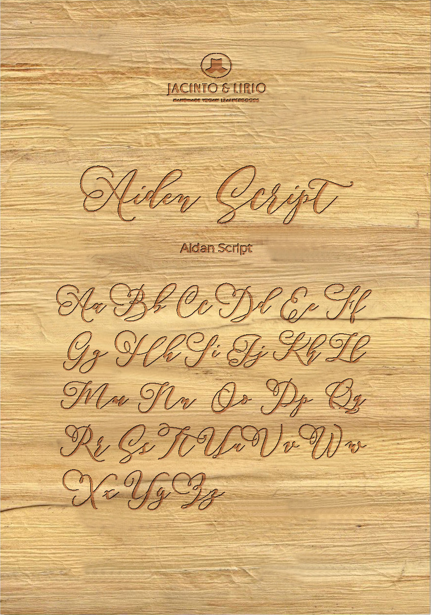 Name Engraving Personalization on Water Hyacinth Portion