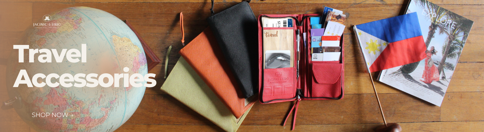 Multiple big wallets made for carrying travel essentials.