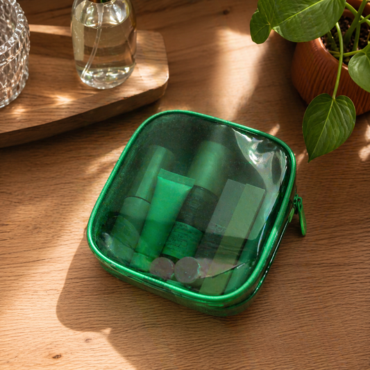 Vegan Leather Cosmetic Kit, Cosmetic Kit, Ecoingenuity Inc., Jacinto & Lirio. - Jacinto & Lirio
