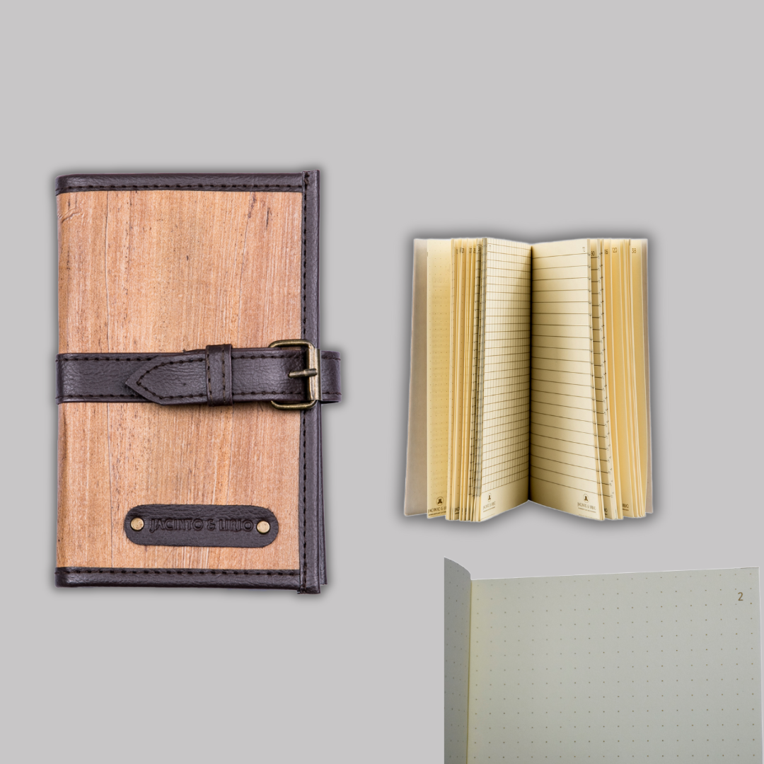 Pacem II Mini Blank Refillable Vegan Leather Journal/Passport Holder