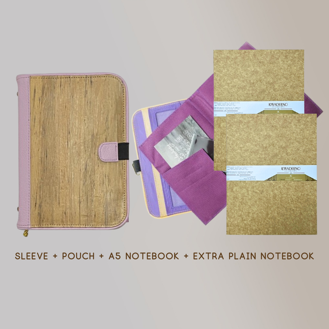 Laró A5 Undated Refillable Traveler’s Notebook - Jacinto & Lirio