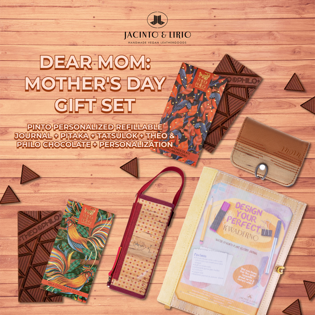 Dear Mom themed gift set with handmade chocolate bar and pampering essentials