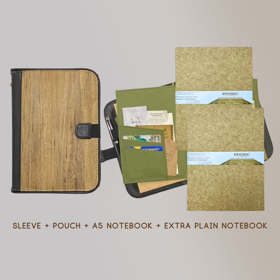 Laró A5 Undated Refillable Traveler’s Notebook - Jacinto & Lirio