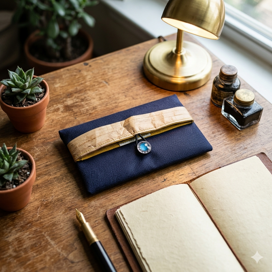 Vegan Leather Polycanvas Pouches (CCKIT08), Pouches, Ecoingenuity Inc., Jacinto & Lirio. - Jacinto & Lirio