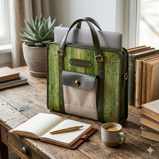 Vegan Leather Teodora Laptop Bag, Bag, Ecoingenuity Inc., Jacinto & Lirio. - Jacinto & Lirio