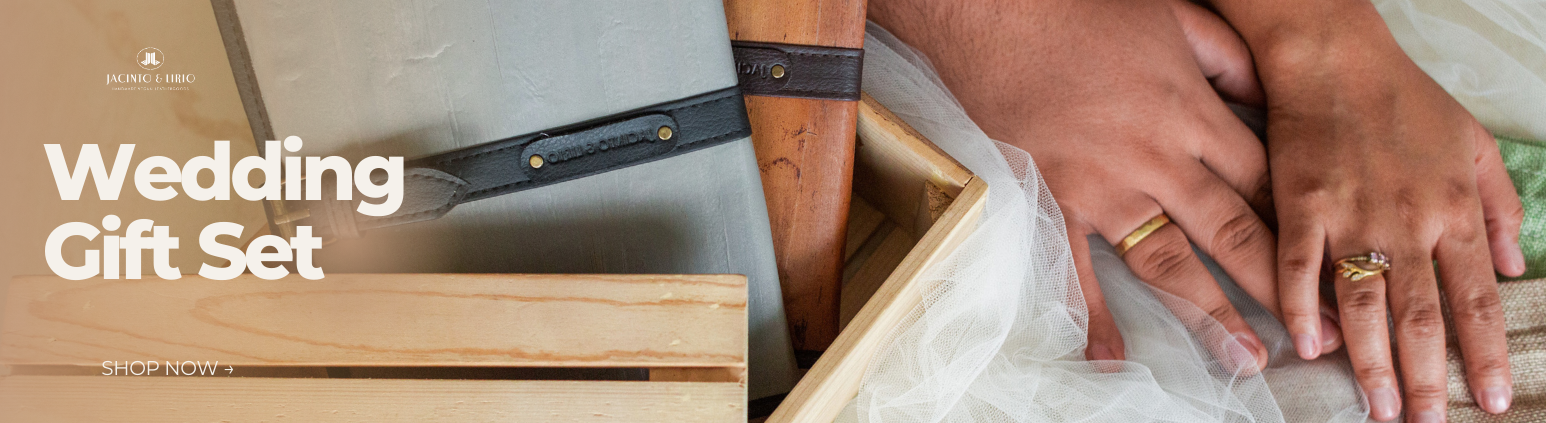 Vegan leather gift sets for newly weds such as journals.