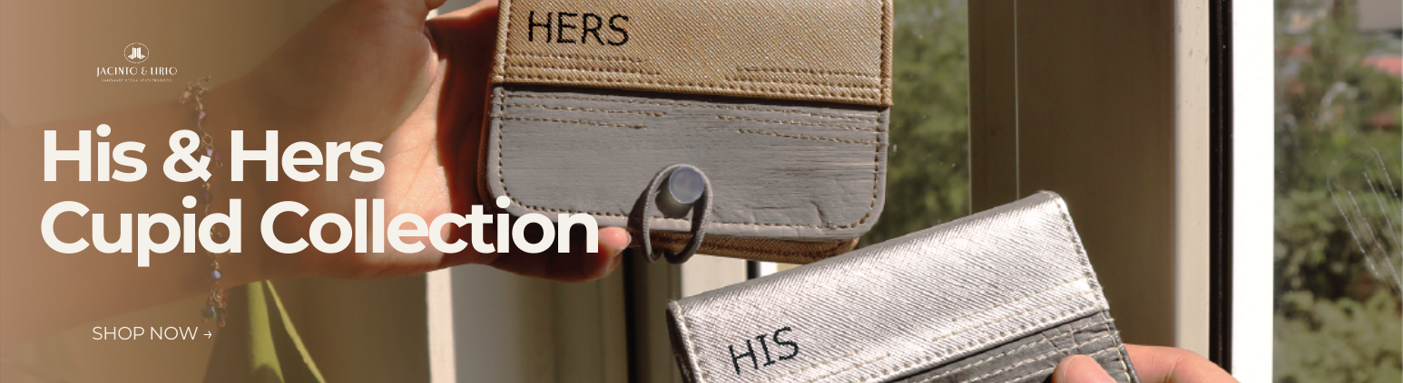 Two matching vegan leather card wallets for His & Her