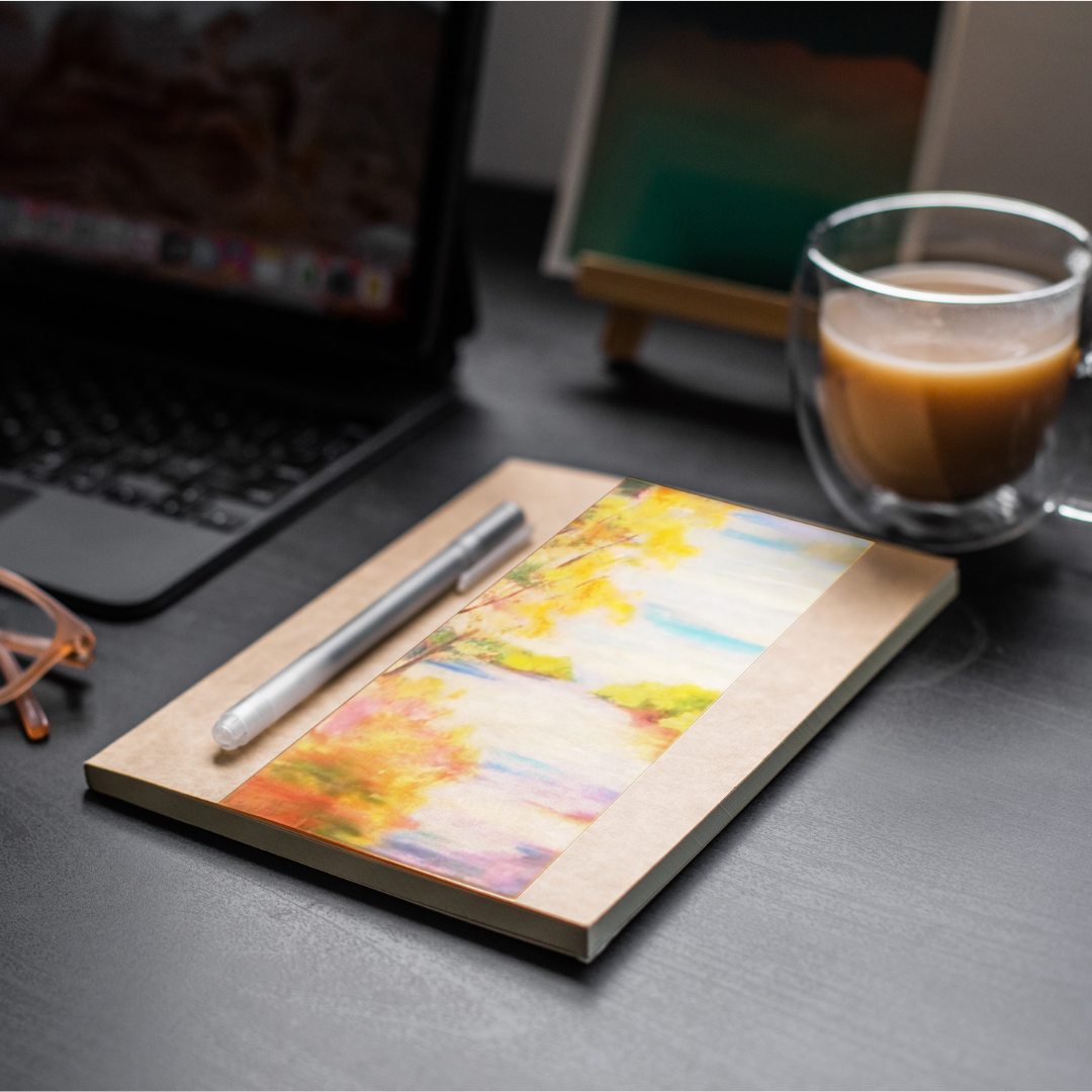 The simple kraft cover allows for creativity and personalization.