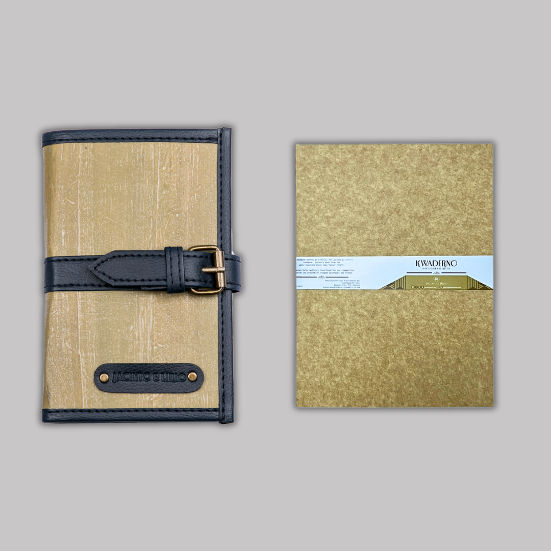 Pacem II Mini Blank Refillable Vegan Leather Journal/Passport Holder