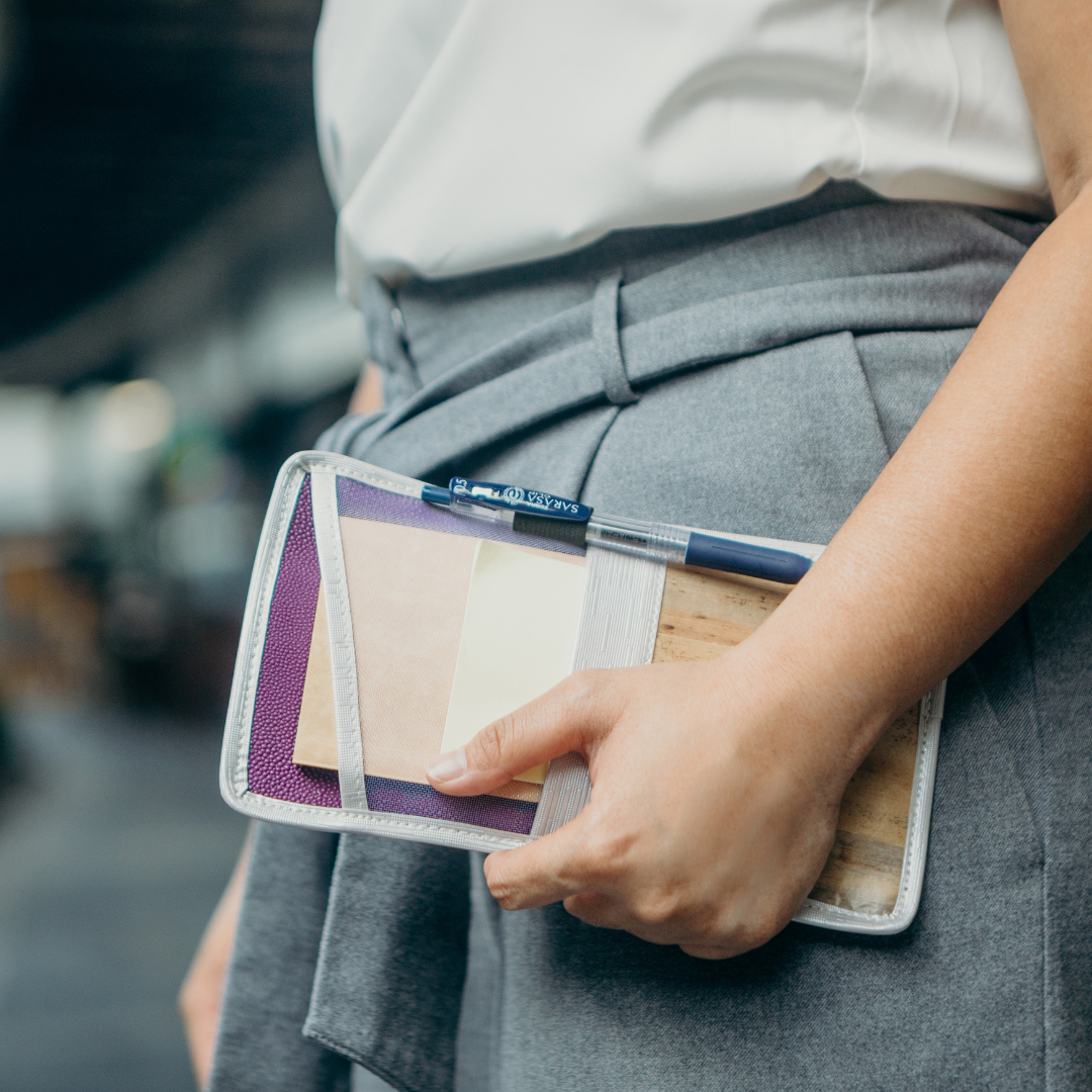 Lakbay wallet pouch is lightweight and can be easily held in one hand.