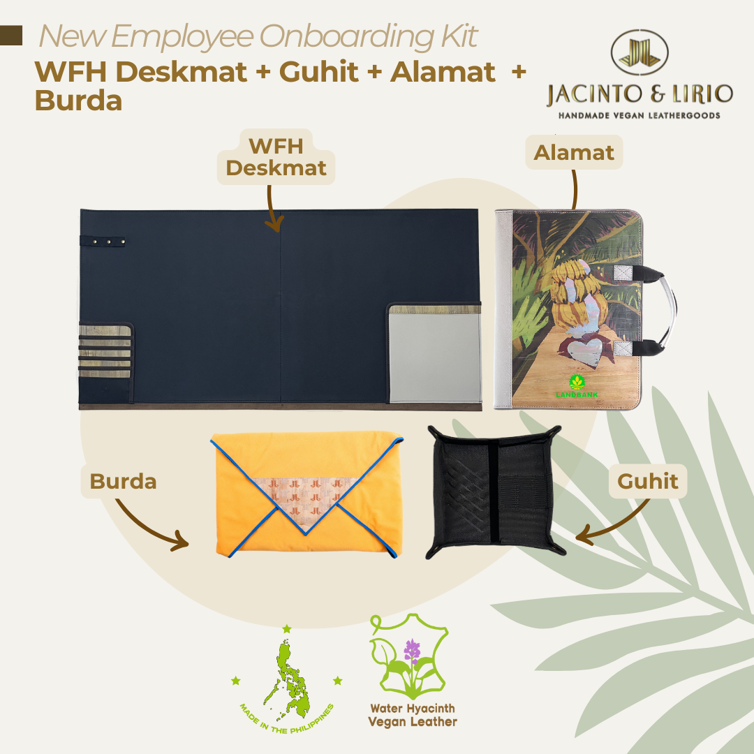 New Employee Onboarding Kit: WFH Deskmat + Guhit + Alamat + Burda