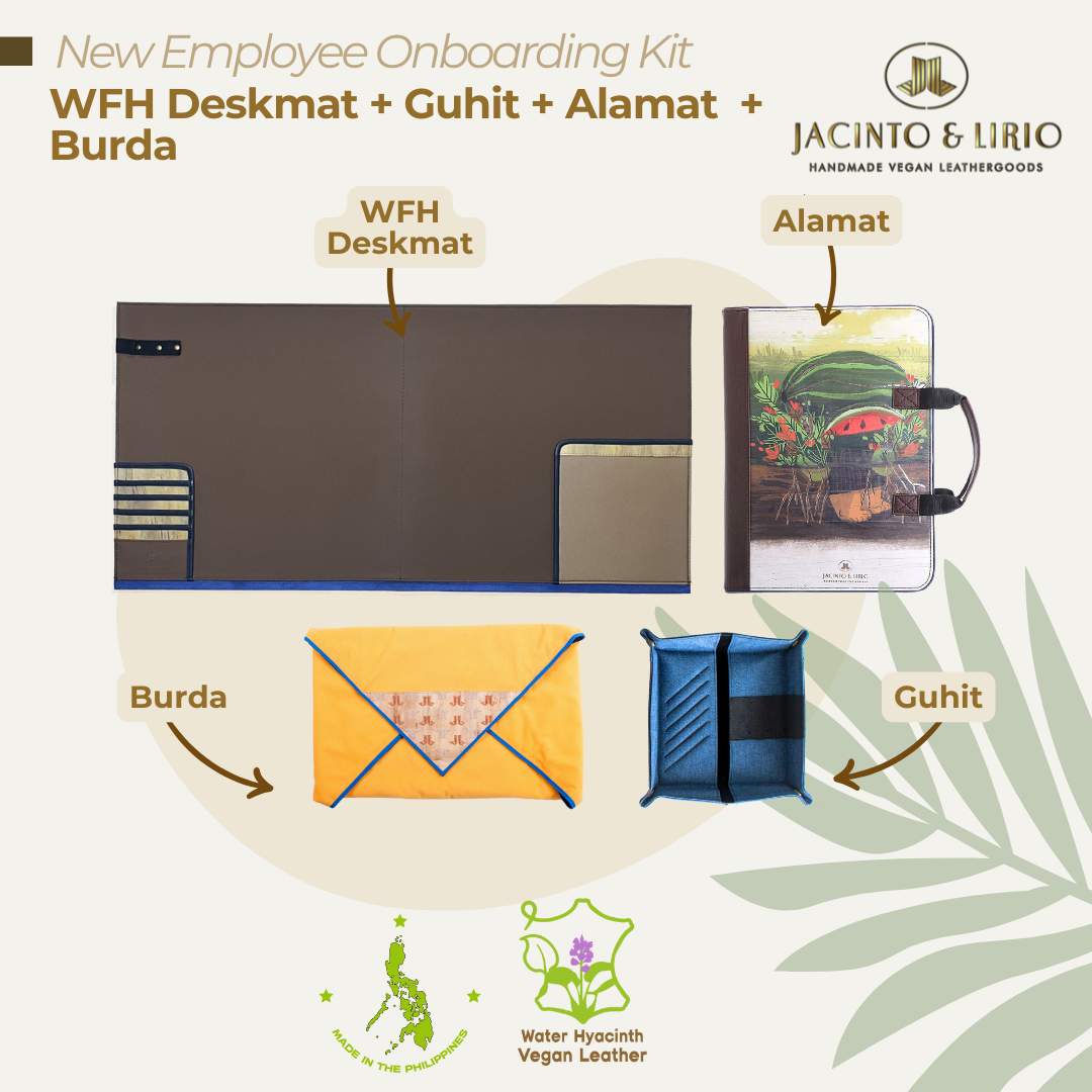New Employee Onboarding Kit: WFH Deskmat + Guhit + Alamat + Burda