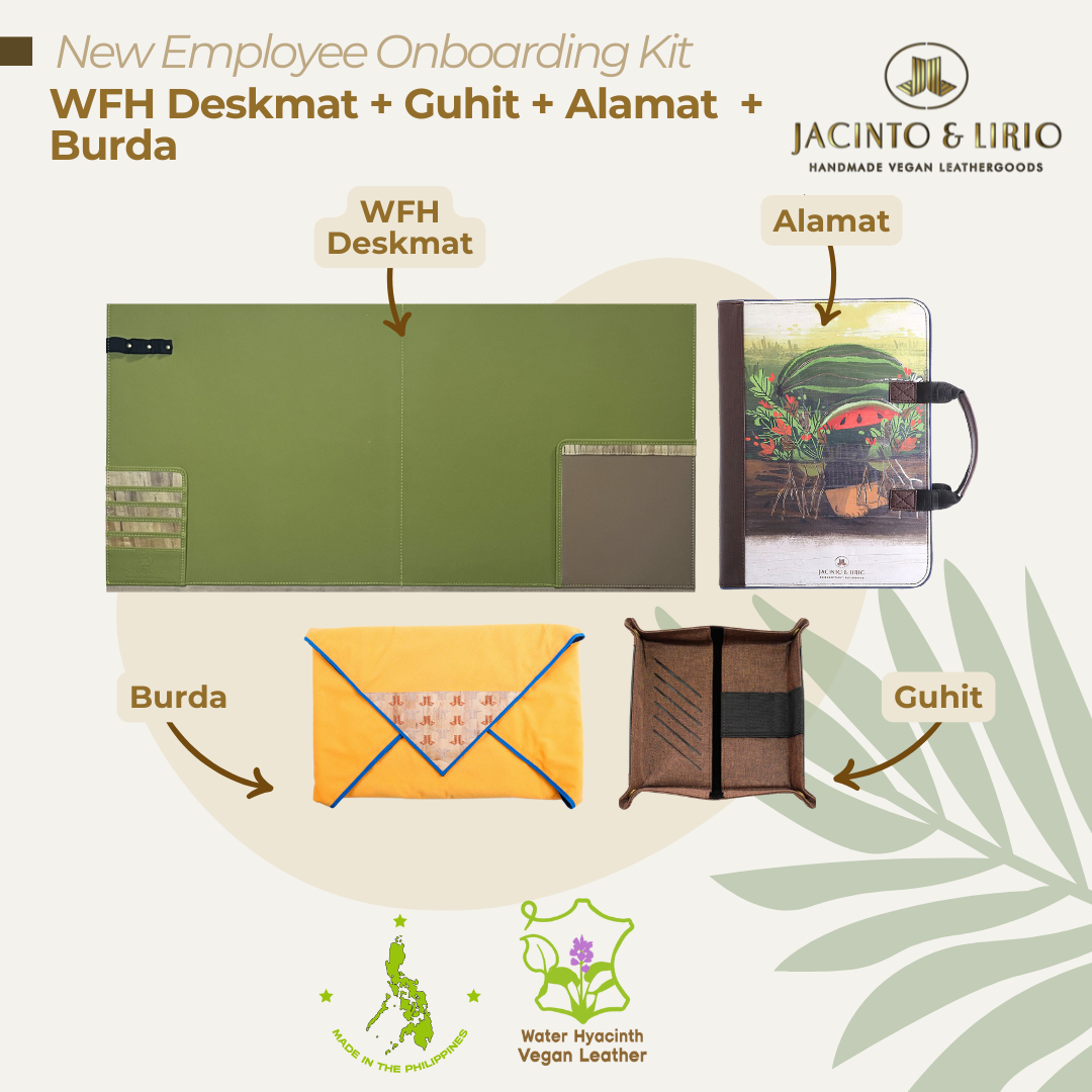 New Employee Onboarding Kit: WFH Deskmat + Guhit + Alamat + Burda