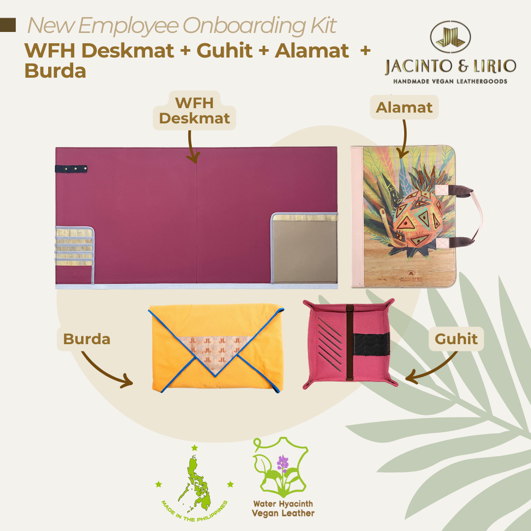 New Employee Onboarding Kit: WFH Deskmat + Guhit + Alamat + Burda