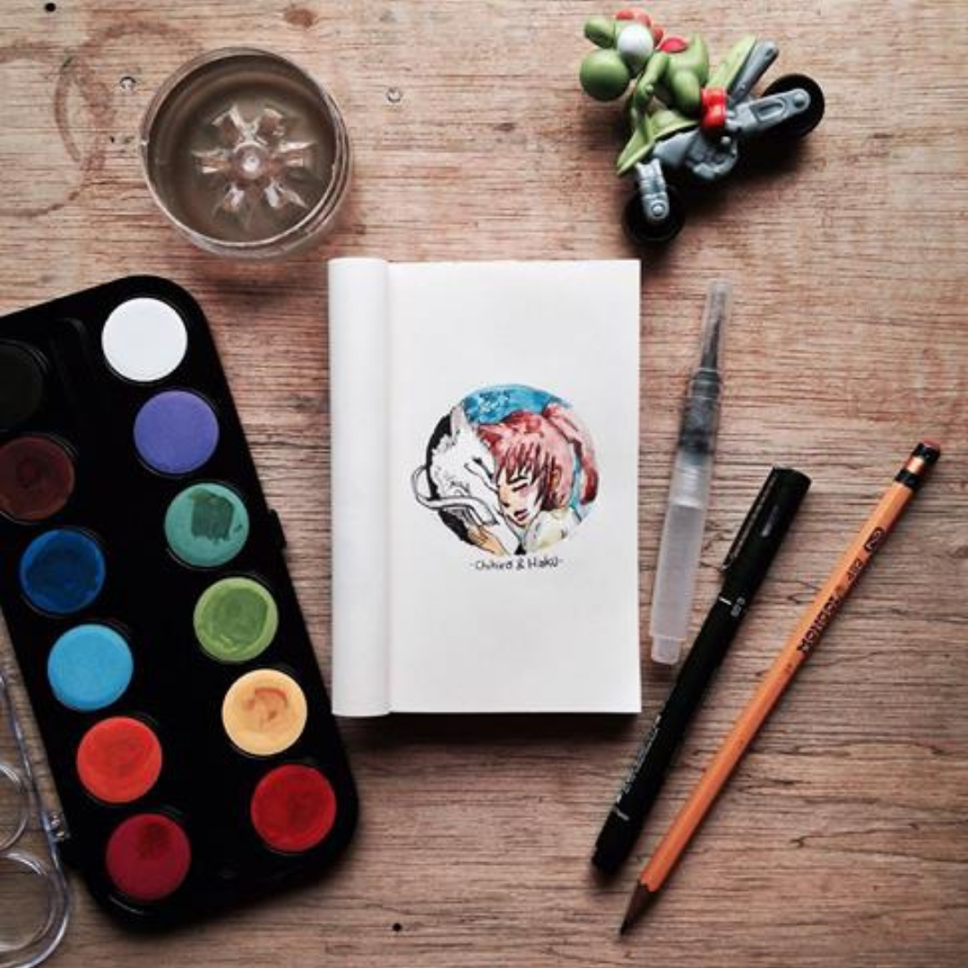 Cream paper notebook that is pen and calligraphy friendly