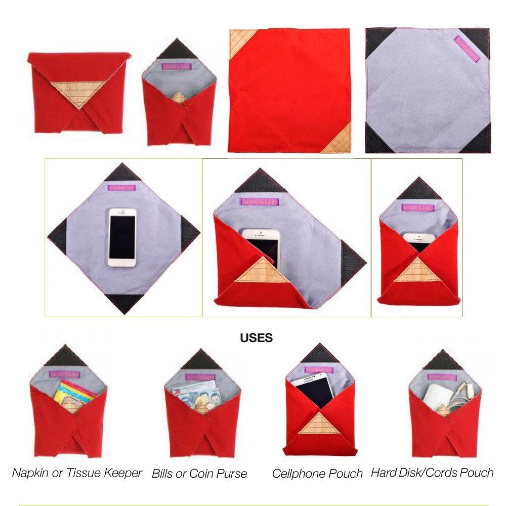 Burda Resizable Phone Case Wrap or Envelope Clutch