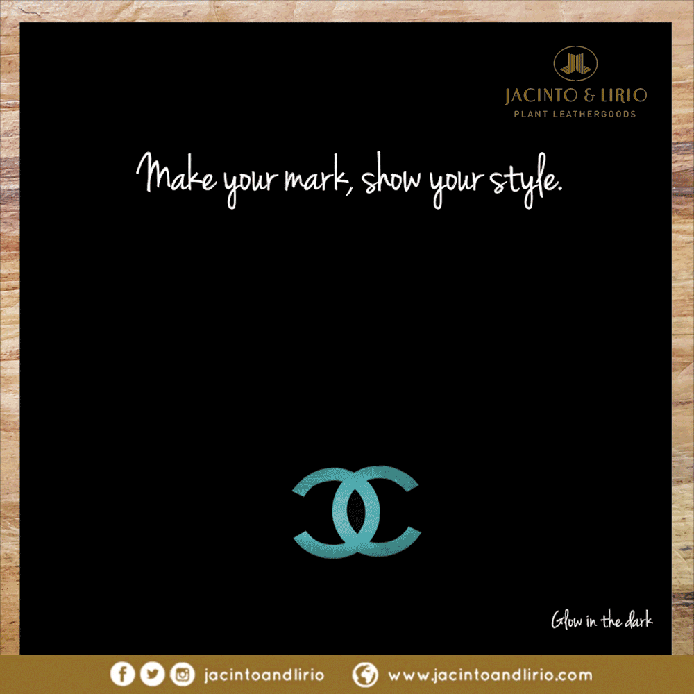 A glow-in-the-dark product featuring the Chanel logo.