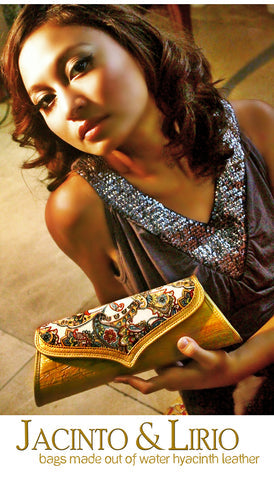 Vegan Leather Apadel Clutch - Jacinto & Lirio