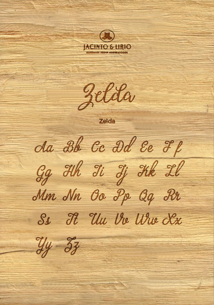 Name Engraving Personalization on Water Hyacinth Portion