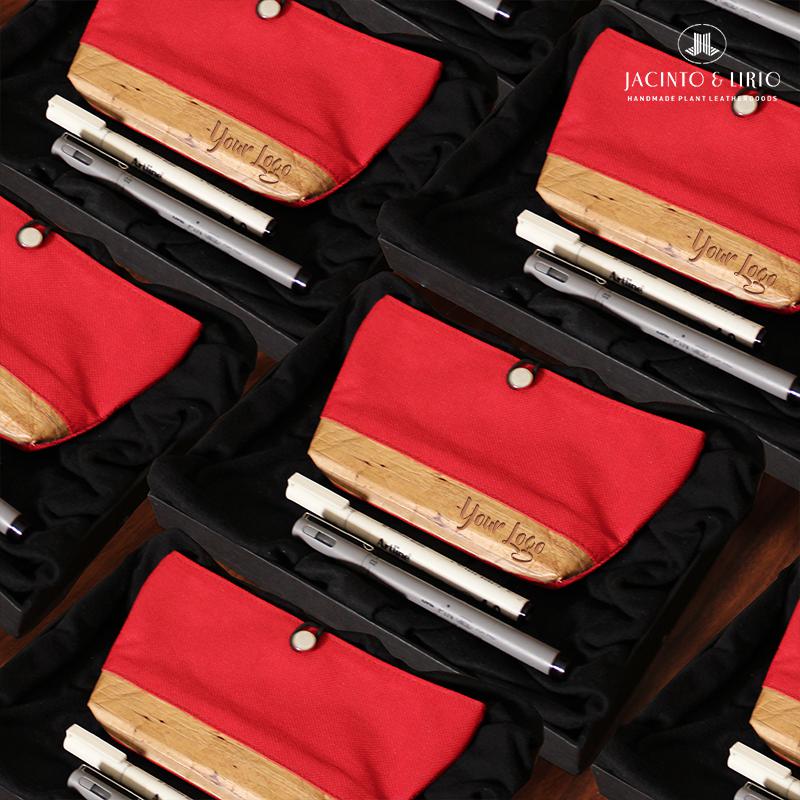 Vegan Leather Polycanvass Pouches (CCKIT07) - Jacinto & Lirio