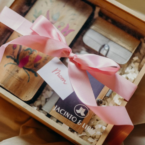 Maligaya Wooden Box with Acrylic Slide Cover - Jacinto & Lirio