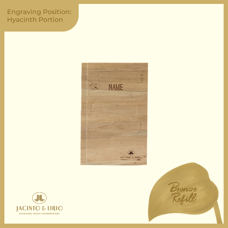 Logo Engraving Personalization on Water Hyacinth Portion - Jacinto & Lirio