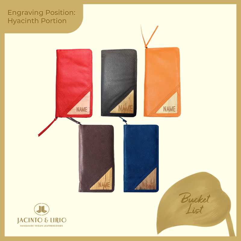 Logo Engraving Personalization on Water Hyacinth Portion - Jacinto & Lirio