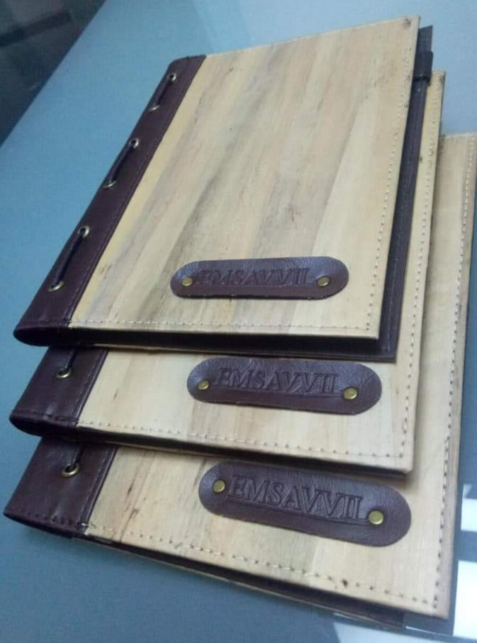 Dry Emboss on Leatherette - Jacinto & Lirio