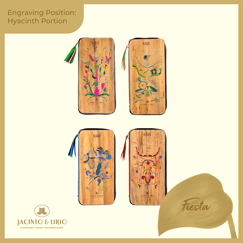 Logo Engraving Personalization on Water Hyacinth Portion - Jacinto & Lirio