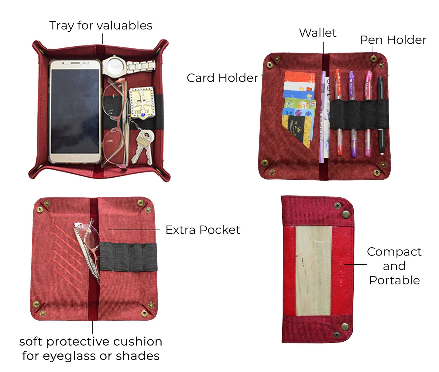 Desk Essentials Bundle: Deskmat + Catchall Tray + Desk Cork Board Clipboard Planner