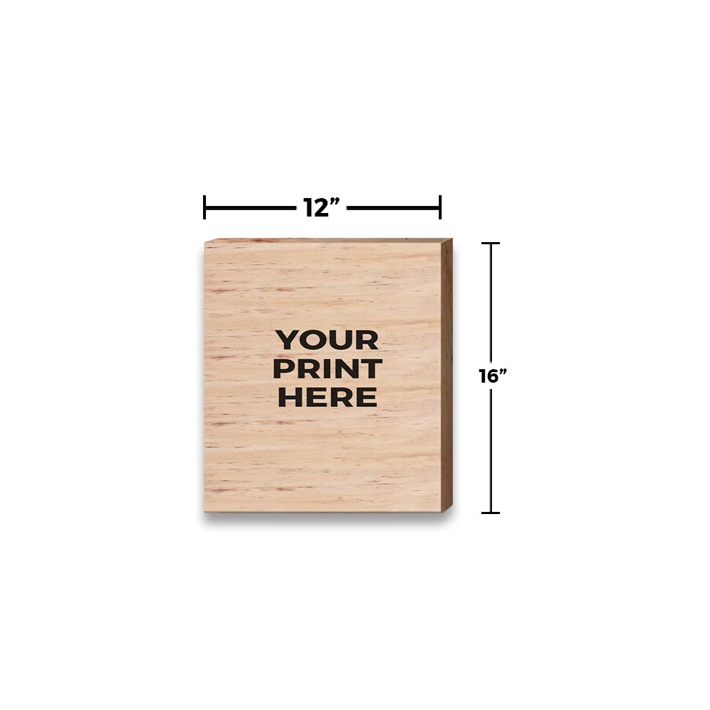 Imahe Water Hyacinth Canvas Wall Art with Wood Built Up (Large) - Jacinto & Lirio