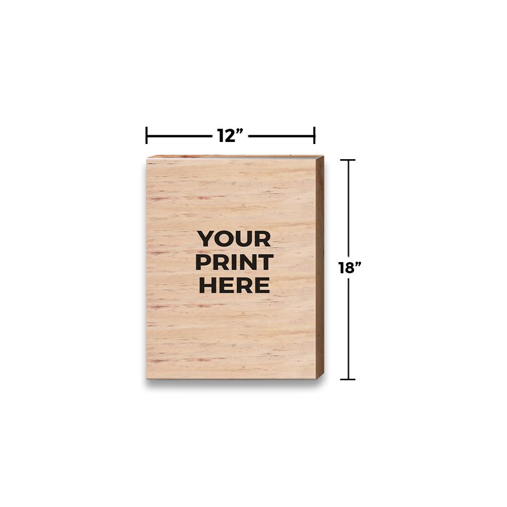 Imahe Water Hyacinth Canvas Wall Art with Wood Built Up (Large) - Jacinto & Lirio