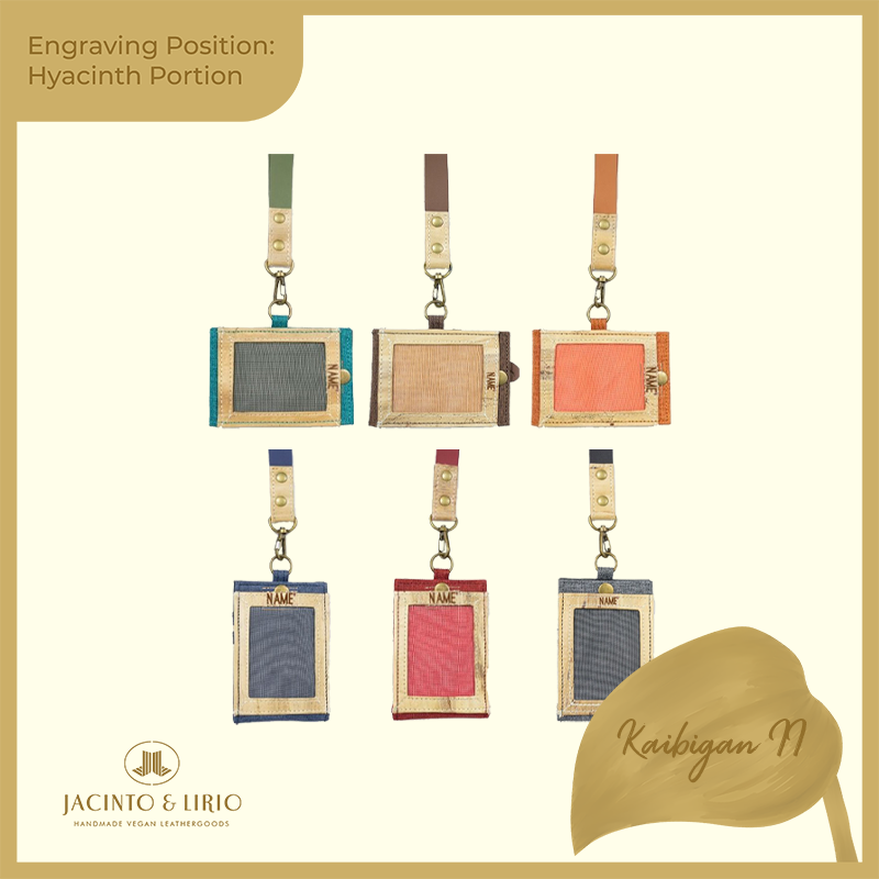 Logo Engraving Personalization on Water Hyacinth Portion - Jacinto & Lirio